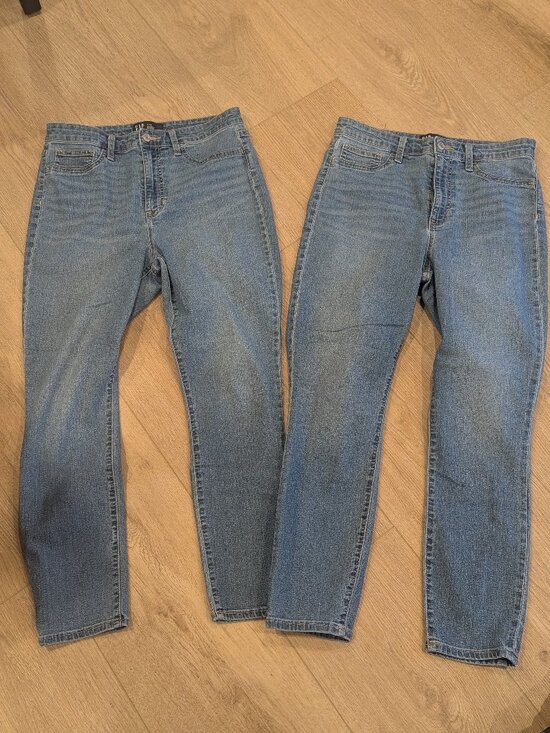 Gap Denim 10/30 High Rise Favorite Jegging Blue Jeans-2 Pairs - Picture 1 of 7